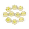 Luminous Frosted Acrylic Beads FACR-T008-02Z-1