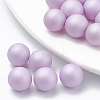 Eco-Friendly Plastic Imitation Pearl Beads MACR-S277-3mm-B-2