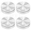 AHADERMAKER 4Pcs Aluminum Turntable Base Table Tray FIND-GA0003-64-1