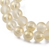 Spray Painted Glass Round Bead Strands DGLA-Q015-10mm-21-3