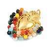 Alloy & Glass Seed Beaded Pendants GL-CBA96FD-01G-02-2