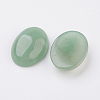 Natural Green Aventurine Flat Back Cabochons G-G741-25x35mm-14-2