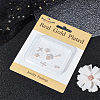 12Pcs 3 Style Brass Cubic Zirconia Charms KK-BBC0011-55-6