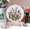 DIY Flower Pattern Embroidery Kits for Starter PW-WG6B3E0-06-1