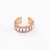 Alloy Rhinestone Cuff Earrings for Women WGFB2B6-06-1