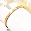 Ion Plating(IP) 304 Stainless Steel Bangles BJEW-E277-42A-G-4
