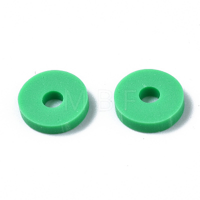 Handmade Polymer Clay Beads CLAY-R067-6.0mm-B06-1
