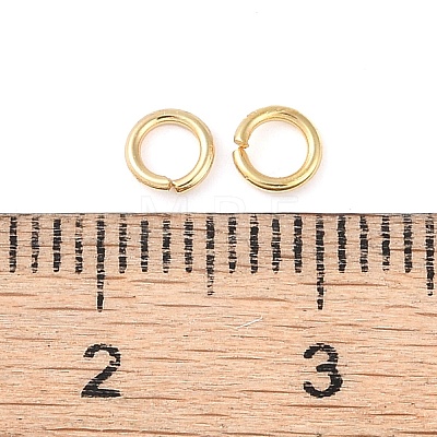 Brass Jump Rings KK-N254-45A-G-1