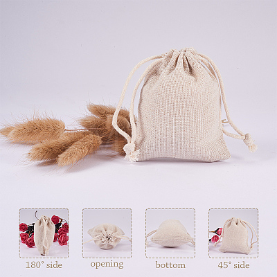  Cotton Packing Pouches Drawstring Bags ABAG-PH0002-18-1