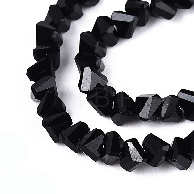Opaque Glass Beads Strands X-GLAA-N019-4mm-01-1