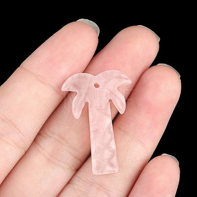 Natural Rose Quartz Pendants PW-WG3631D-12-1