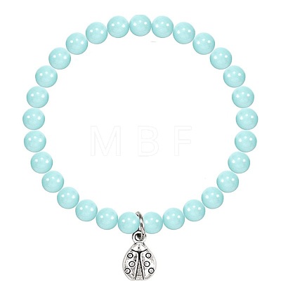 Fashion Natural Jade Beads Stretch Bracelets QY2485-2-1