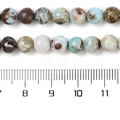 Natural Larimar Beads Strands G-P524-A02-02-1