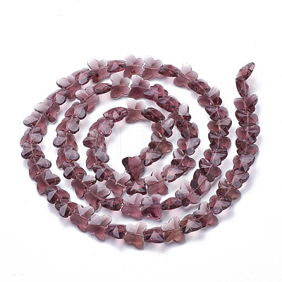 Transparent Glass Beads GLAA-Q066-14mm-B04-1