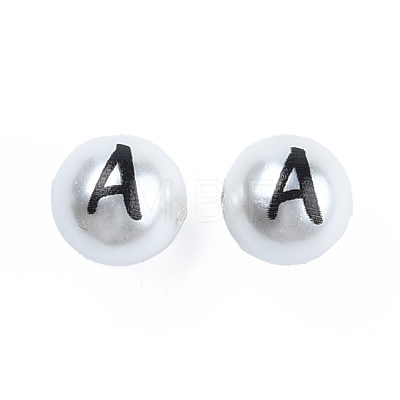 ABS Plastic Imitation Pearl Beads KY-N015-148A-1