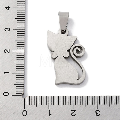 201 Stainless Steel Enamel Pendants STAS-Q342-16P-03-1