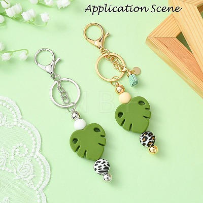 Alloy Bar Beadable Keychain for Jewelry Making DIY Crafts KEYC-A011-01P-1