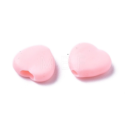 Heart PVC Plastic Cord Lock for Mouth Cover KY-D013-04D-1
