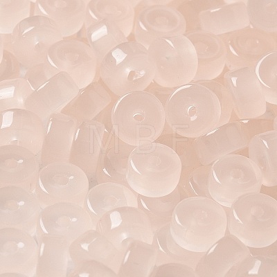 Imitation Jade Glass Seed Beads SEED-E001-J3x6mm-03-1