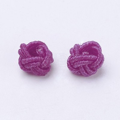 Nylon Cord Woven Beads NWIR-F005-14I-1