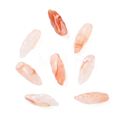 Two Tone Imitation Gemstone Style Acrylic Beads AC-CBA6852-01C-1