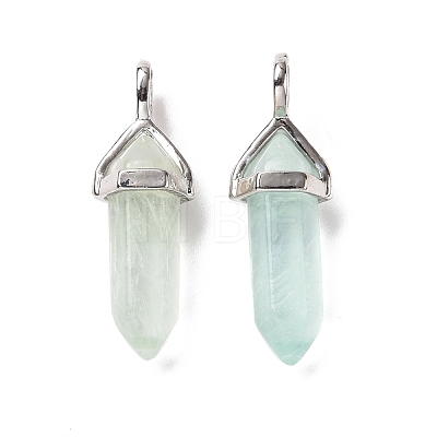 Natural Fluorite Pointed Pendants G-K329-36P-1