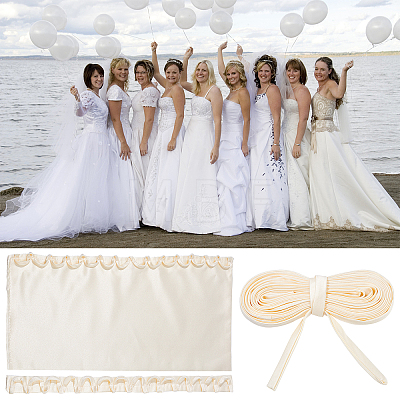 Women's Wedding Dress Zipper Replacement DIY-WH0304-364A-1