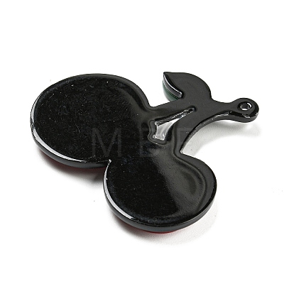 Opaque Resin Pendants LS-SACR-F011-04B-1