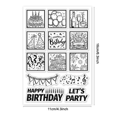 Custom Summer Theme PVC Plastic Clear Stamps DIY-WH0631-0097-1