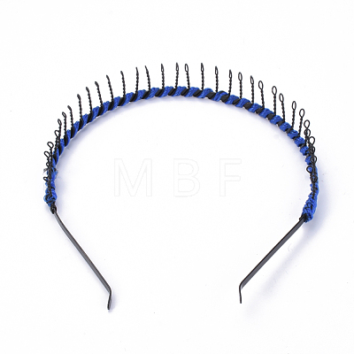 Hair Accessories Iron Hair Band Findings OHAR-S195-09B-1