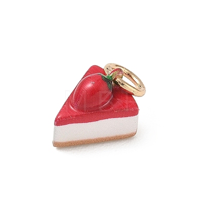 Spray Painted Brass Charms KK-CBAEB58-02A-1