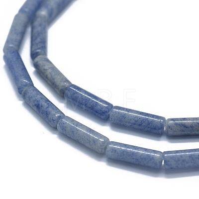 Dyed & Heated Natural Blue Aventurine Beads Strands G-F631-D12-01-1