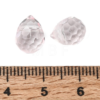 Electroplate Transparent Glass Beads GLAA-A045-05I-1
