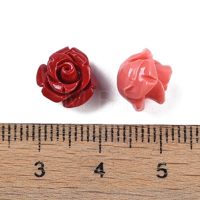 Synthetic Coral Carved Beads CORA-C003-16-1