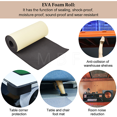 Adhesive EVA Foam Sheets AJEW-WH0109-95B-01-1