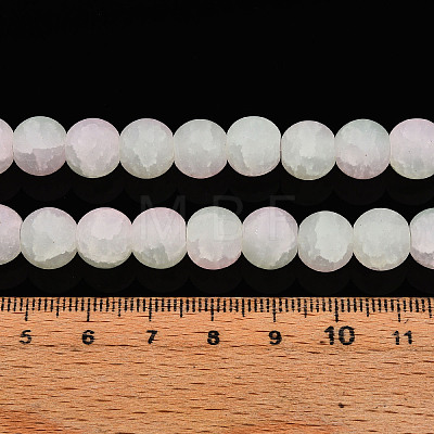 Crackle Glass Beads Strands GLAA-N009-10mm-01-1