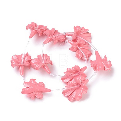 Synthetic Coral Beads Strands CORA-I022-D-1