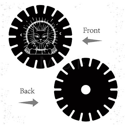 Wooden Wheel DJEW-WH0047-002-1