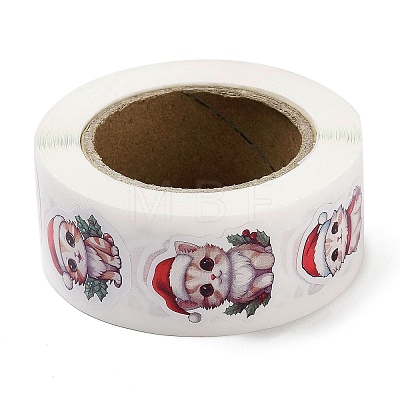 Christmas Round with Word Roll Stickers DIY-S045-01C-1