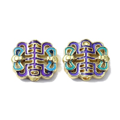 Handmade Cloisonne Beads KK-M282-01G-04-1