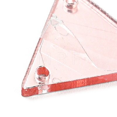 Triangle Acrylic Mirror Sew on Rhinestones MACR-G065-02B-04-1