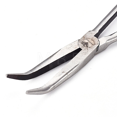 High Carbon Steel Bent Needle Nose Pliers PT-WH0006-04-1