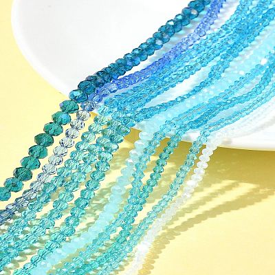 Electroplate Glass Beads Strands EGLA-FS0001-42A-1