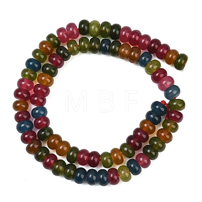 Natural Deyd White Jade Beads Strands GG-CBAD029-B06-5x8mm-1