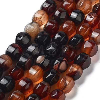 Natural Agate Beads Strands G-G172-02F-1