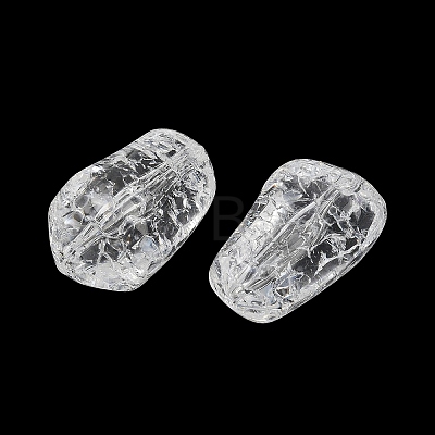 Transparent Crackle Acylic Beads AC-CBA7340-02-1