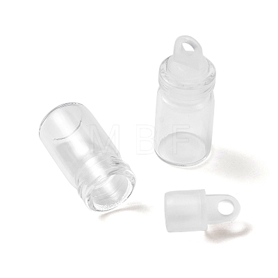 20Pcs Glass Bottle Pendant Decorations CON-FS0001-06-1