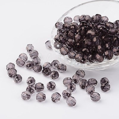 Transparent Acrylic Beads X-DB8mmC-46-1