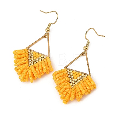 304 Stainless Steel Dangle Earrings EJEW-MZ00806-03-1