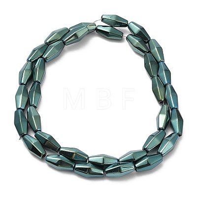 Electroplate Synthetic Magnetic Hematite Beads Strands G-E602-05G-1